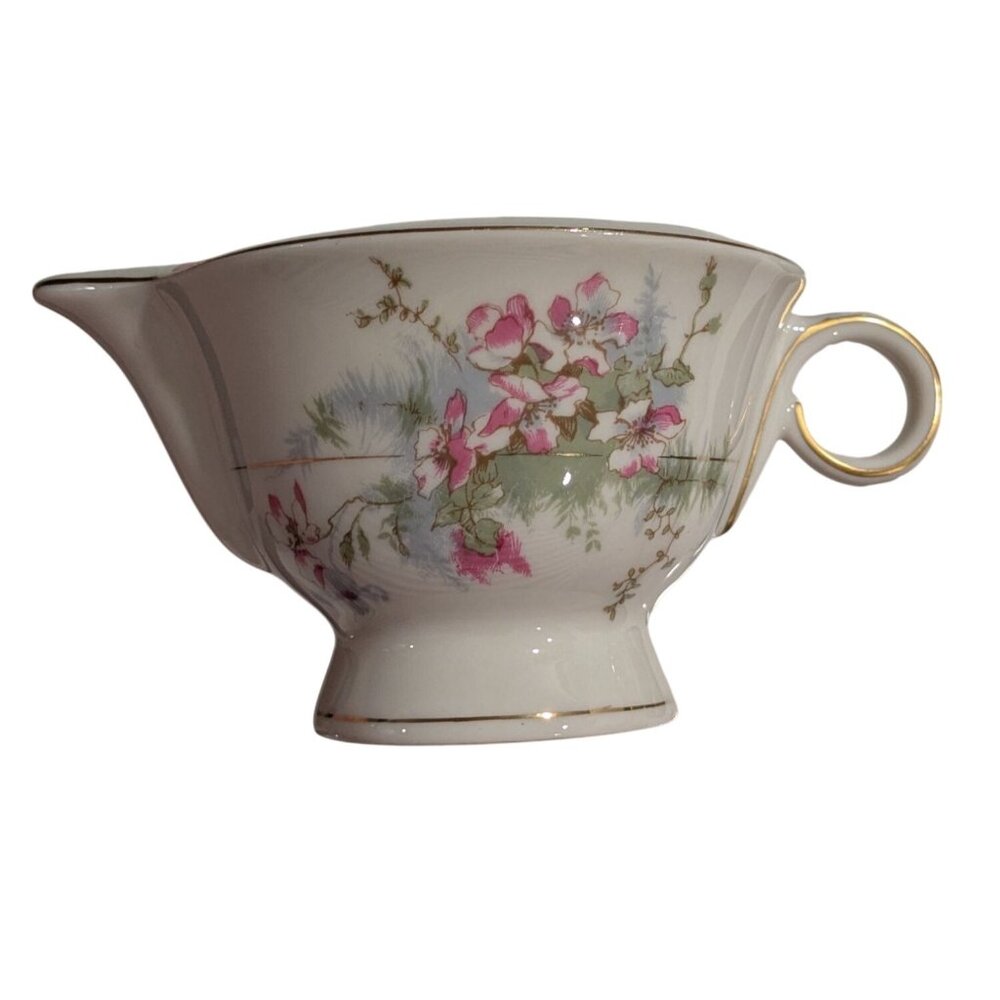 Vintage Theodore Haviland Apple Blossom Cream Sugar Set - Picture 14 of 16